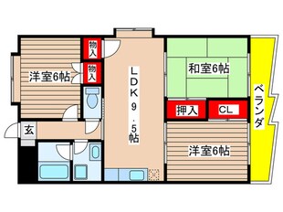 サンテラス　タカギの物件間取画像